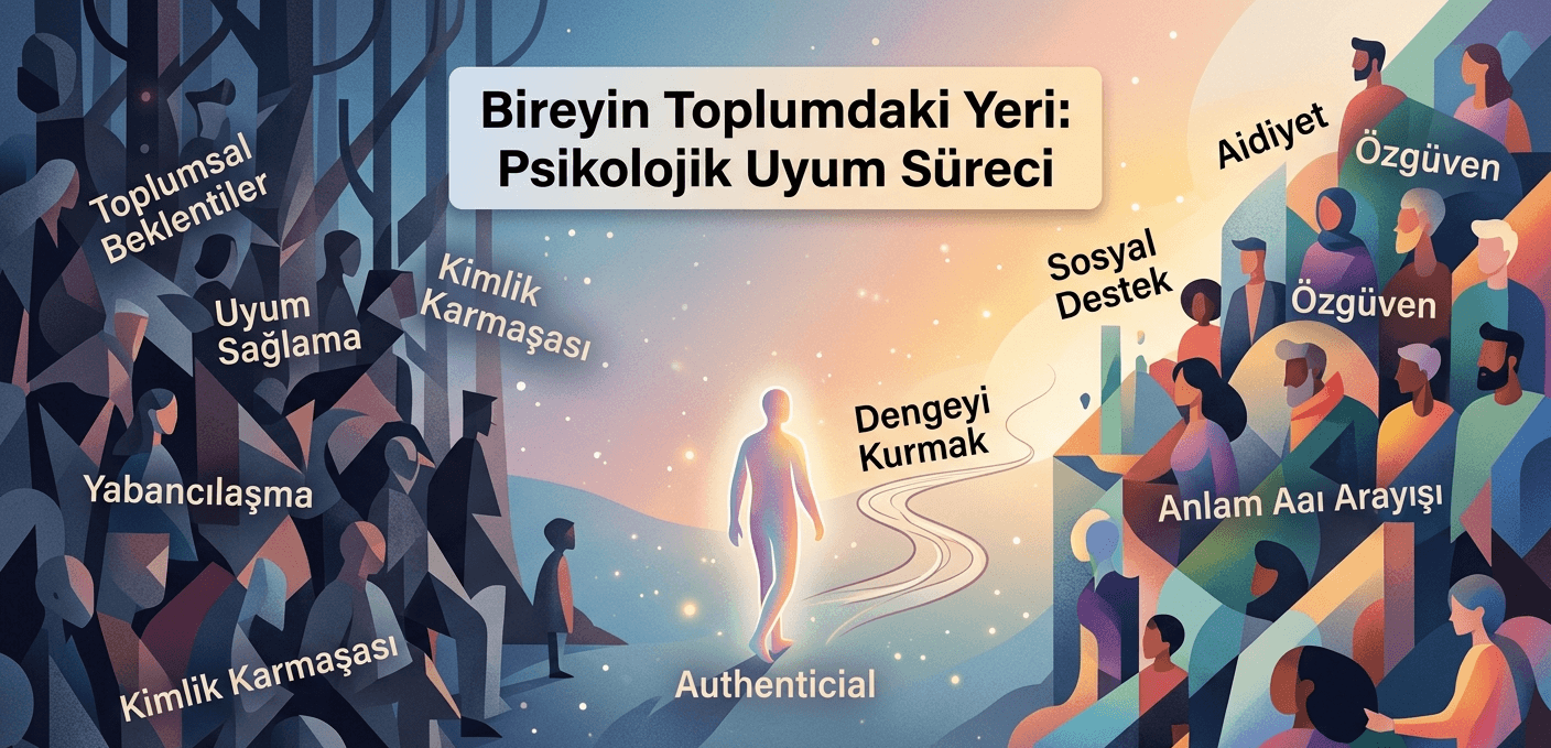 Bireyin Toplumdaki Yeri: Psikolojik Adaptasyon ve Kimlik Arayışı